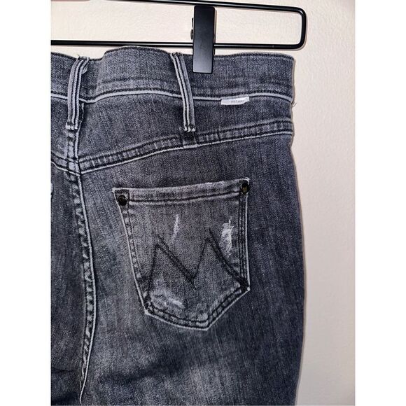 MOTHER jeans The Patch Pocket Hustler Ankle Fray in Leave the Light on 25 - Picture 5 of 7